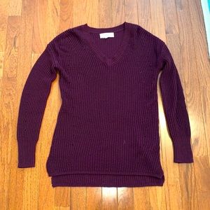 Pinque red wine colored sweater